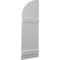 Ekena Millwork Americraft 5-Board (2 Batten) Wood Joined Board-n-Batten Shutters w/ Arch Top, ARW101BQ518X77PRH ARW101BQ518X77PRH - alternate 2